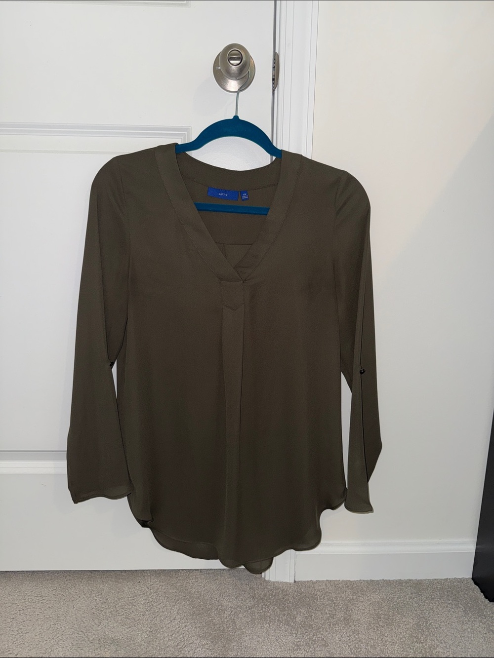 Olive Green Blouse